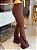 Calça Lipo Flare Modeladora Ami Roma Marrom - Imagem 3
