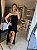 Vestido Longo Modelador Jaque Preto - Imagem 1