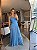 Vestido Longo Nice Azul - Imagem 3