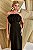 Vestido Midi Busto Geométrico Preto - Imagem 7