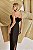 Vestido Midi Busto Geométrico Preto - Imagem 5