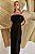 Vestido Midi Busto Geométrico Preto - Imagem 6