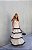 Vestido Longo em Camadas com Renda Poa Fafah Creme - Imagem 3