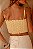 Cropped Lastex Costas Hely Amarelo - Imagem 2