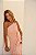 Vestido Longuete Listra Bordada Mallu Salmão - Imagem 2