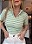 Blusa Polo Bohemia Stripe Verde - Imagem 6