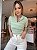 Blusa Polo Bohemia Stripe Verde - Imagem 1