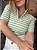 Blusa Polo Bohemia Stripe Verde - Imagem 3