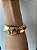 Bracelete Maximalista Dourado Vick - Imagem 2