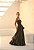 Vestido Longo Assimétrica Verde Musgo Liora - Imagem 6