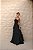 Vestido Longo Assimétrica Preto Liora - Imagem 1
