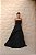 Vestido Longo Assimétrica Preto Liora - Imagem 5