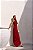 Vestido Saia Drapeada Assimétrica Vermelho - Imagem 2