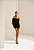 Vestido Curto Drapeado Naves Preto - Imagem 1