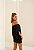 Vestido Curto Drapeado Naves Preto - Imagem 6