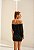 Vestido Curto Drapeado Naves Preto - Imagem 2