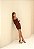 Vestido Curto Drapeado Naves Marrom - Imagem 9