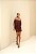 Vestido Curto Drapeado Naves Marrom - Imagem 10