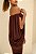 Vestido Curto Drapeado Naves Marrom - Imagem 13
