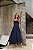 Vestido Midi Tomara Que Caia Sophia Azul Marinho - Imagem 1