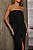 Vestido Longo Sereia Blusê Preto - Imagem 4