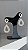 Brinco Gota Helena Cravejado Prateado - Imagem 1