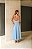 Vestido Gola Botoes Azul - Imagem 2