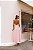 Vestido Gola Botoes Rosa - Imagem 2