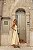 Vestido Gola Botoes Amarelo - Imagem 3