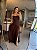 Vestido Longo Tomara Que Caia Dream Elegante Marrom - Imagem 7