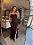 Vestido Longo Tomara Que Caia Dream Elegante Marrom - Imagem 8