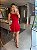 Vestido Macaquinho Stella Laço Vermelho - Imagem 1