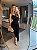 Vestido Assimétrico Lorena Preto - Imagem 2