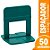 Espaçador Nivelador Revestimentos 2,0MM Eco Verde com 50 Peças 61338 - Cortag - Imagem 2