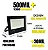 Refletor Led SMD Slim 100W Branco Frio 100C-BF - Delta - Imagem 2