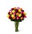 COLORFUL ROSES WITH VASE - Imagem 1