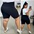 Bermuda Suplex Longa Preto Plus Size - Imagem 3
