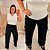 Calça Pantalona Cargo MG Preto Plus Size - Imagem 2