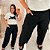 Calça Pantalona Cargo MG Preto Plus Size - Imagem 3