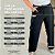 Calça Pantalona Cargo MG Preto Plus Size - Imagem 4