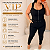 Macacão Bengaline Vip Preto Plus Size - Imagem 2