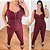 Macacão Bengaline Vip Marsala Plus Size - Imagem 2