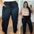 Calça Pantalona Canelada Veronica Preto Plus Size - Imagem 1