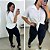 Camisa Mullet Branco Plus Size - Imagem 2