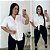 Camisa Mullet Branco Plus Size - Imagem 1