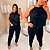 Blusa Gola Duna Preto Plus Size - Imagem 3
