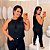 Blusa Gola Duna Preto Plus Size - Imagem 1