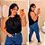 Blusa Gola Duna Preto Plus Size - Imagem 5