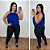 Blusa Gola Duna Azul Royal Plus Size - Imagem 2