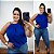 Blusa Gola Duna Azul Royal Plus Size - Imagem 3